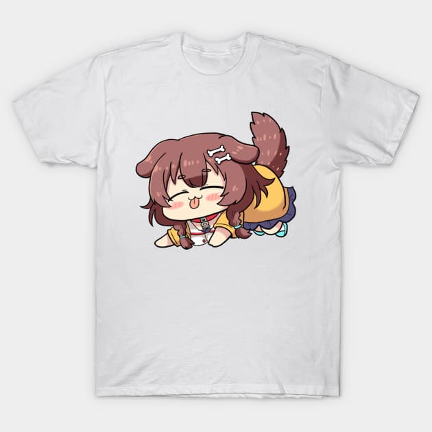 Inugami Korone Chibi T-Shirt by Kent